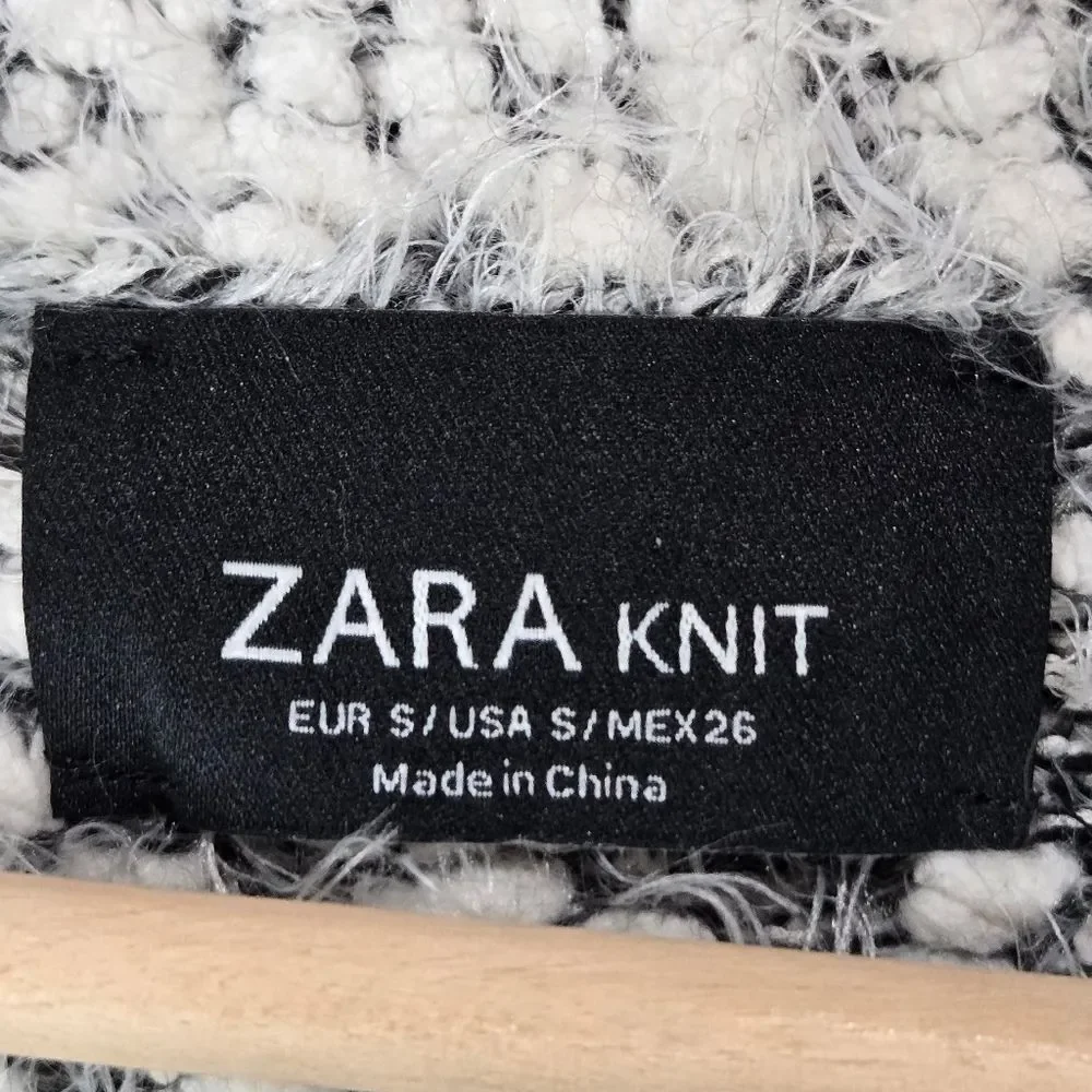 Zara Gray Knit Cardigan